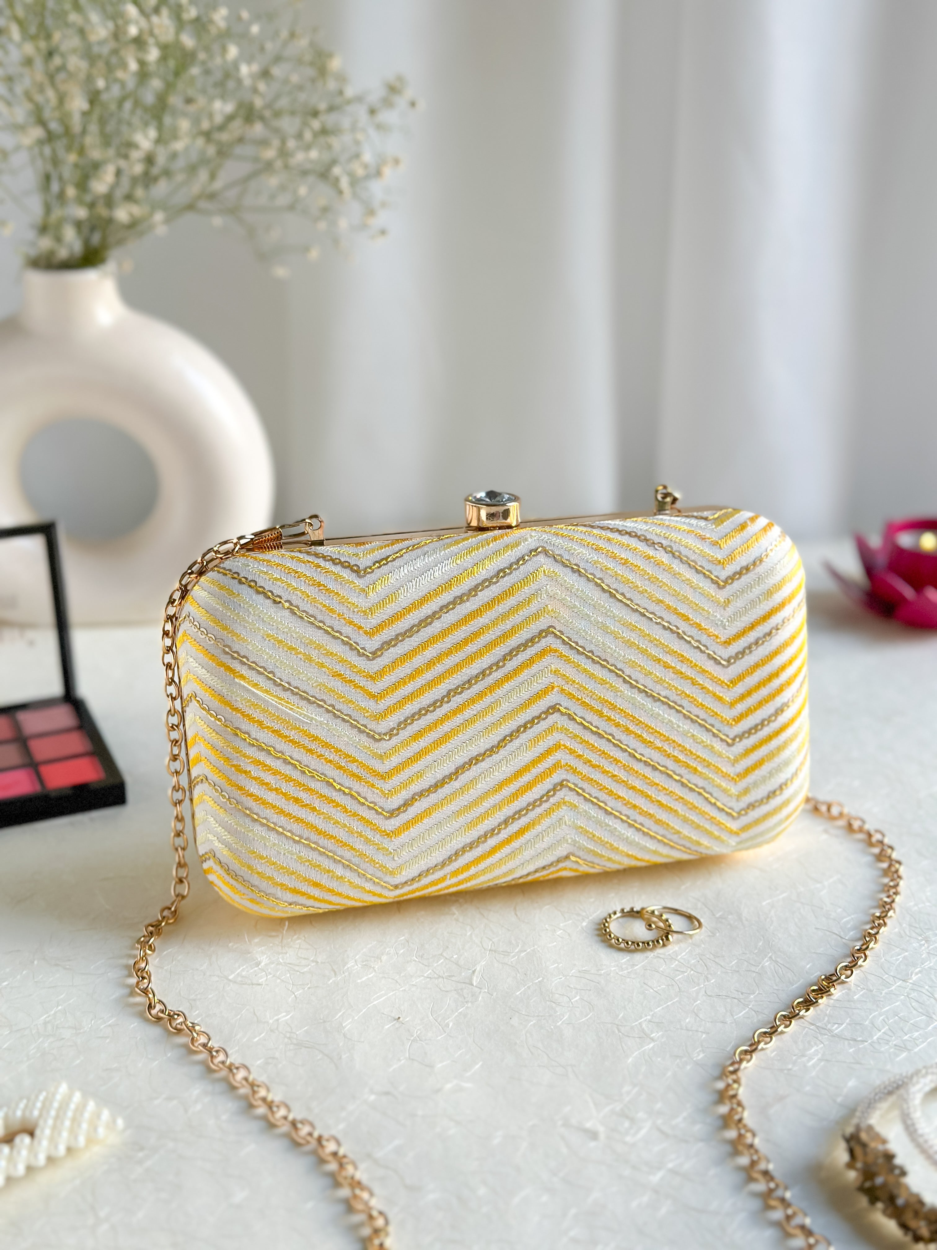 Nice-G Cultural Crafted Clutch for Indian Weddings & Occasions